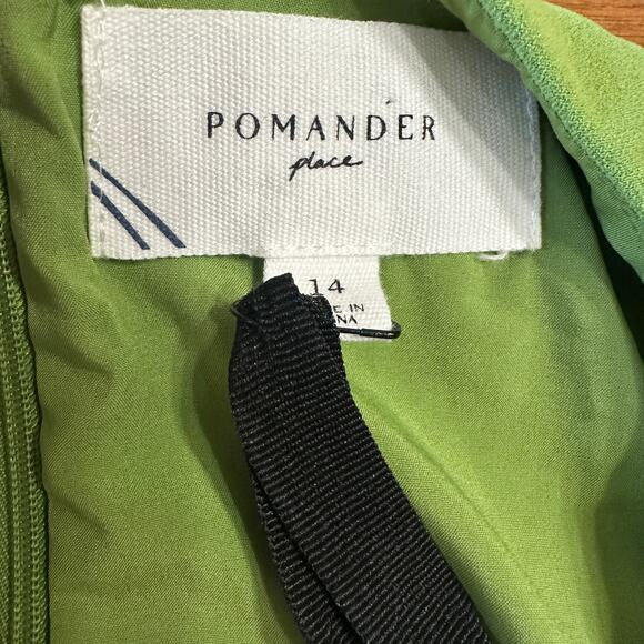 Tuckernuck Pomander Place Pistachio Green Leah Dress, Quiet Luxury, NWT size 14 - Picture 6 of 9